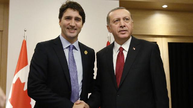 Ərdoğan və Trüdo Ukraynadakı vəziyyəti müzakirə ediblər