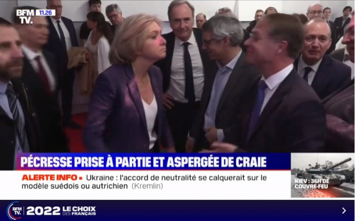  France/Présidentielle : Pécresse agressée en marge d’un débat à la CPME -  VIDEO  