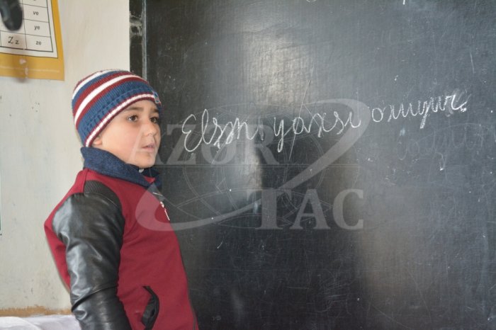    Qusarda müəlliməsi anası olan    tək şagirdli məktəb    -    Video+Foto      