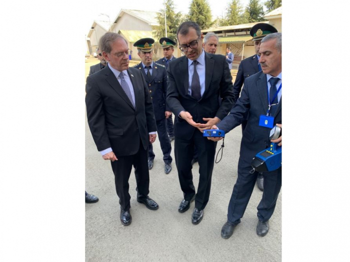 US ambassador tours equipment donated by Department of Defense to Azerbaijan State Customs Committee 