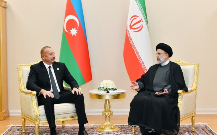  Ibrahim Raisi gratulierte Präsident Ilham Aliyev 