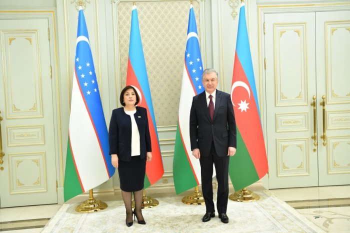 Özbəkistan Prezidenti Sahibə Qafarovanı qəbul edib  

