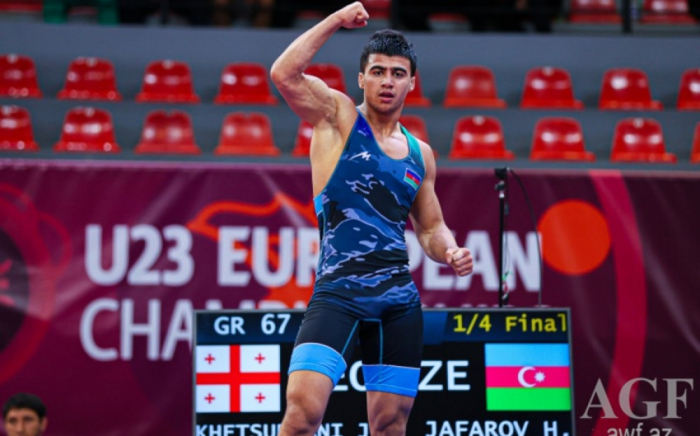 Azerbaijan`s Jafarov grabs European wrestling bronze