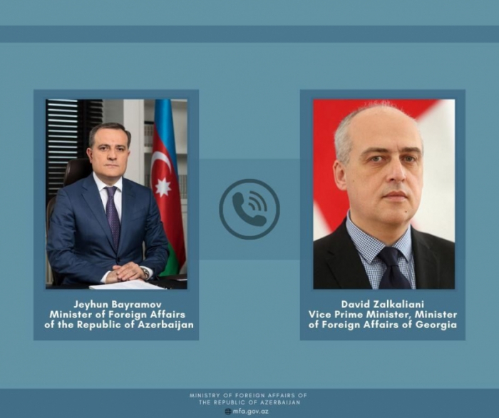   Azerbaijani FM, former Georgian Foreign Minister hold phone talk  