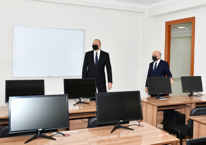    Prezident İlahiyyat İnstitutunun yeni binasında -  Yenilənib    