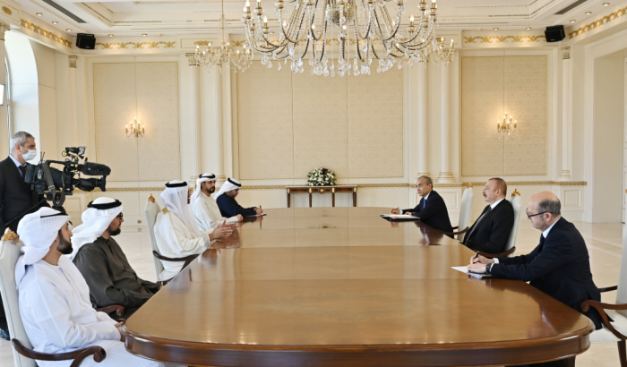 President Ilham Aliyev receives UAE’s Minister of Industry and Advanced Technology - UPDATED