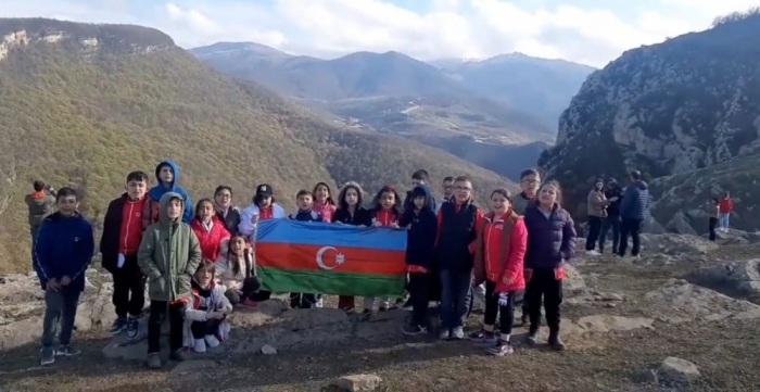 Turkish schoolchildren visit Shusha, cultural capital of Azerbaijan