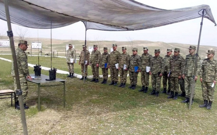  In der aserbaidschanischen Armee wurden Schulungen abgehalten FOTO + VIDEO 