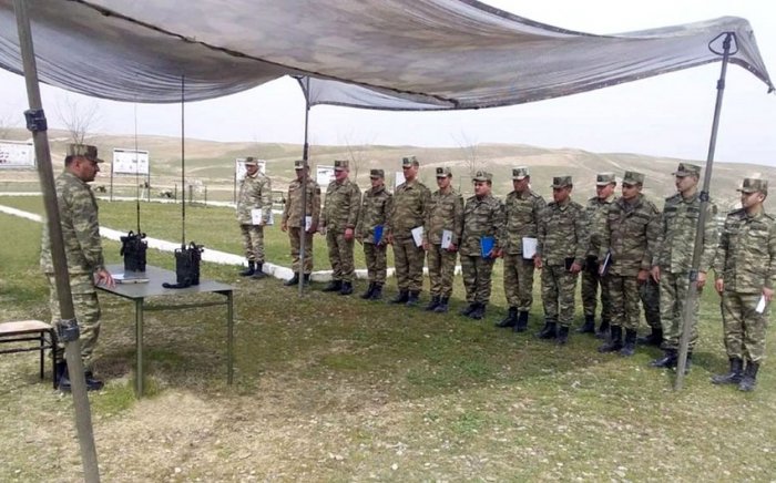Azərbaycan Ordusunda məşğələlər keçirilib
