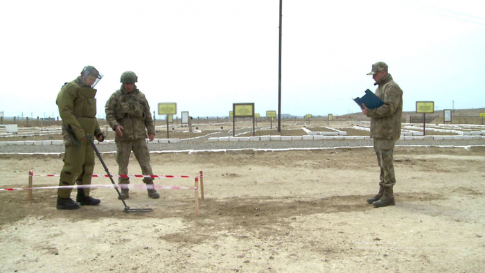   Azerbaijani army’s engineer-sapper units involved in tactical-special training sessions  