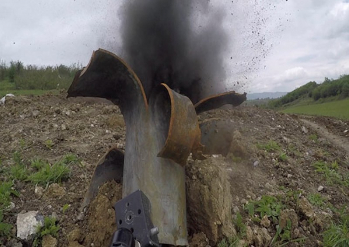   Aserbaidschanischer Soldat von Landmine getroffen  