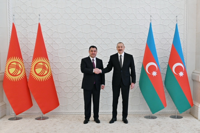   Sadir Japarov wurde in Baku offiziell begrüßt   - FOTOS    