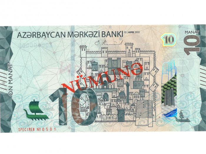 Azerbaijan to put into circulation 10-manat banknote with new design 