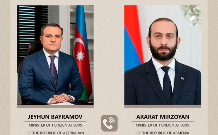   Los Titulares de Exteriores de Azerbaiyán y Armenia mantuvieron una conferencia telefónica  