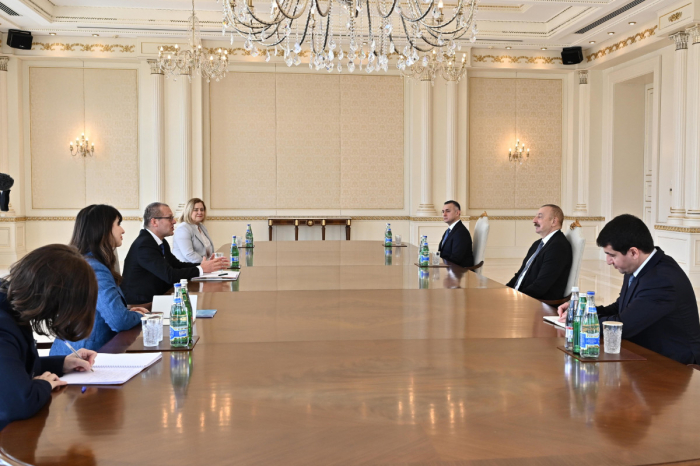   Präsident Ilham Aliyev empfängt WHO-Beamten  