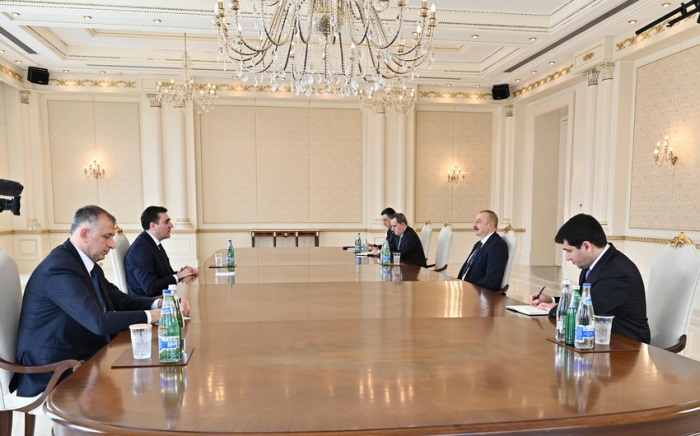  Ilham Aliyev recibió al Ministro de Relaciones Exteriores de Georgia 