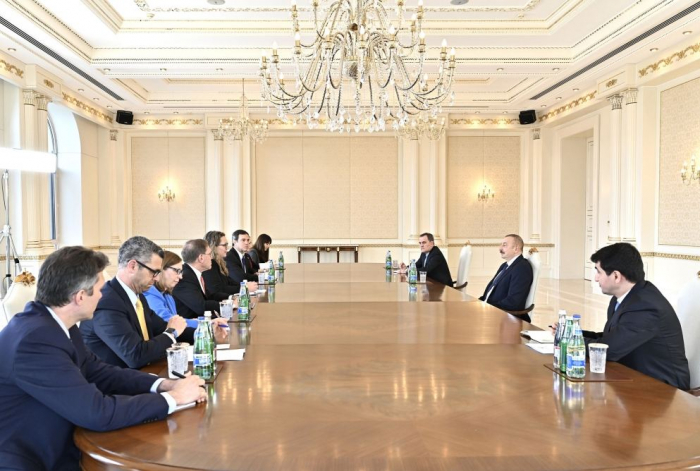   President Ilham Aliyev receives delegation led by US Deputy Assistant Secretary of State  