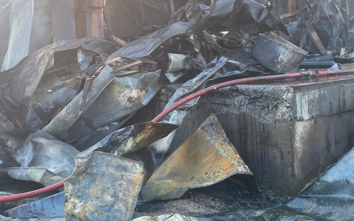   El incendio en el "Parque Industrial Azersun" es extinguido  
