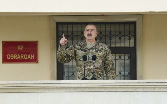  Today our army is even stronger than it was during the war, President Aliyev says   