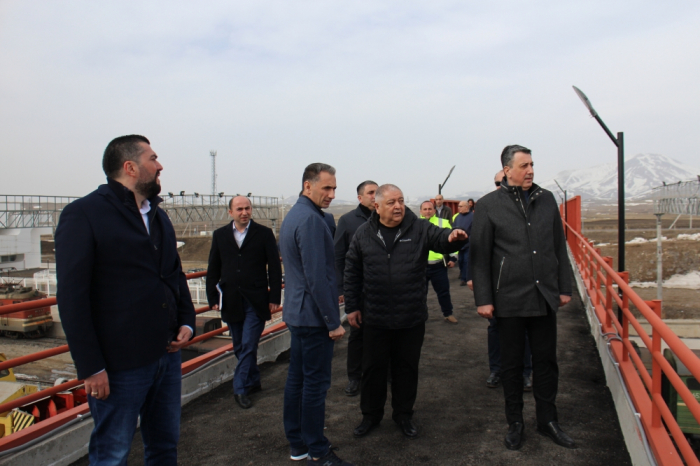   Azerbaijani minister views work done at Akhalkalaki station within BTK project  