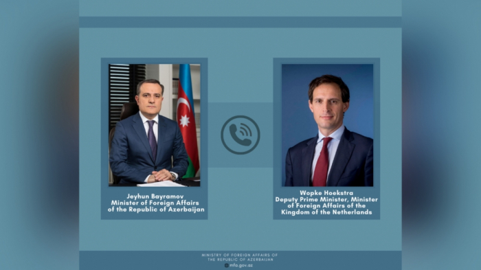 Azerbaijani FM holds phone talk with Dutch counterpart 