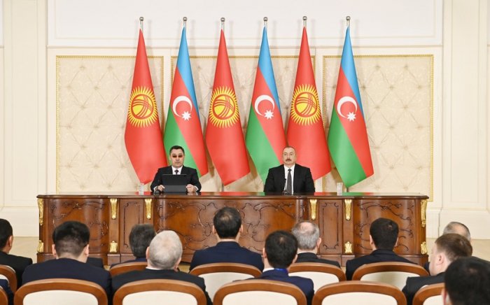    "Bizim münasibətlərimiz keyfiyyətcə yeni səviyyəyə çatıb" -    İlham Əliyev      