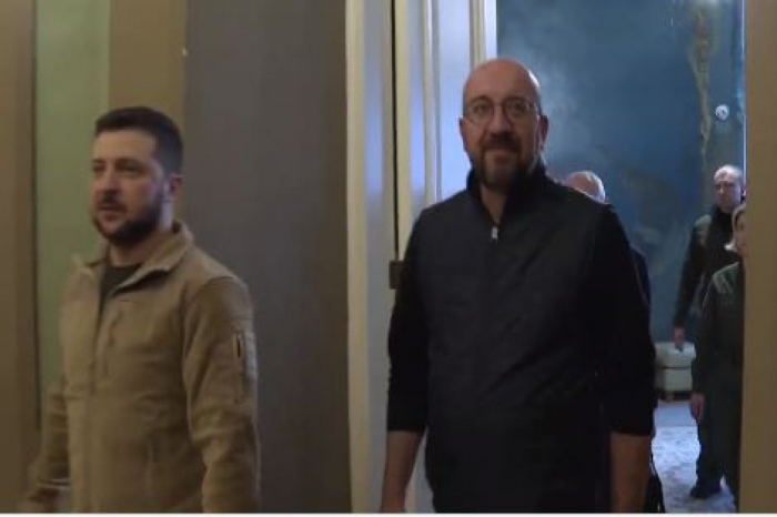   Charles Michel traf sich mit Selenskyj in Kiew  