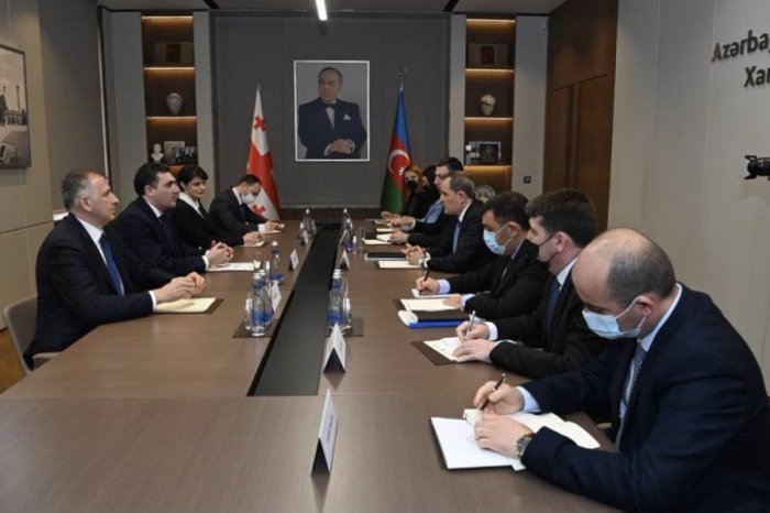   Azərbaycan və Gürcüstan XİN rəhbərləri Bakıda görüşdü   