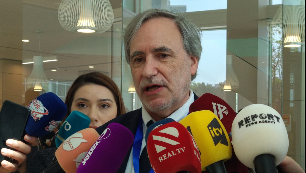       Jan Mişel Brun:    “Azərbaycan Prezidentinin çıxışı məni çox təsirləndirdi”   