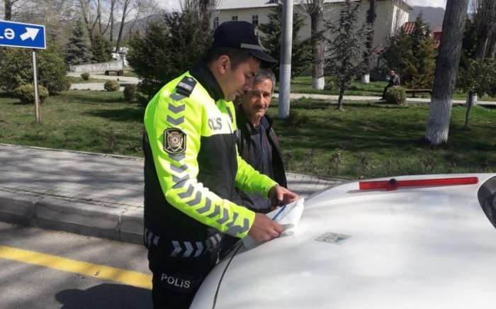 İsmayıllıda qaydaları pozan 20 sürücü cərimələnib