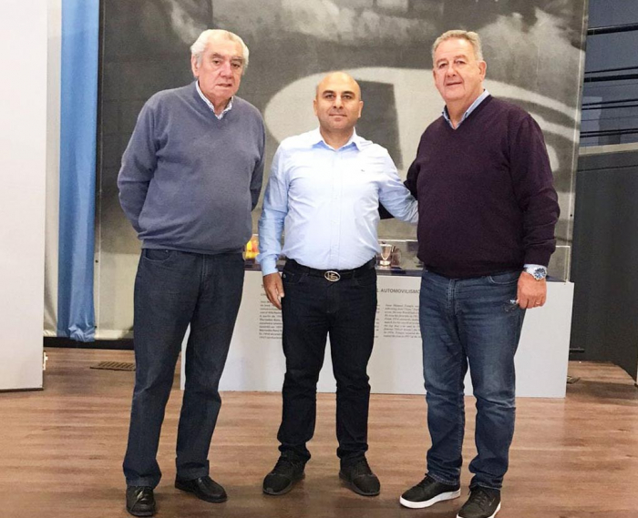 El embajador de Azerbaiyán estuvo en Balcarce y visitó el Museo Fangio