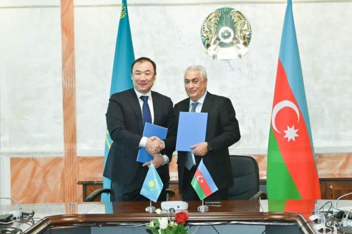    Qazaxıstan və Azərbaycan arasında saziş imzalandı   