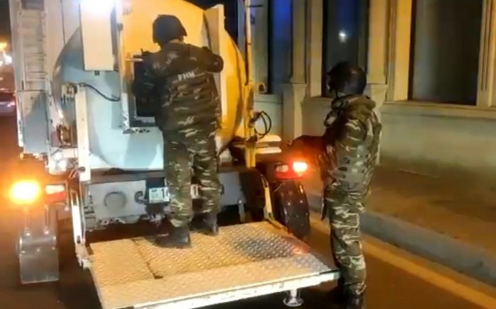 Bakıda qumbaralar aşkarlanıb -    FOTO+ VİDEO     
