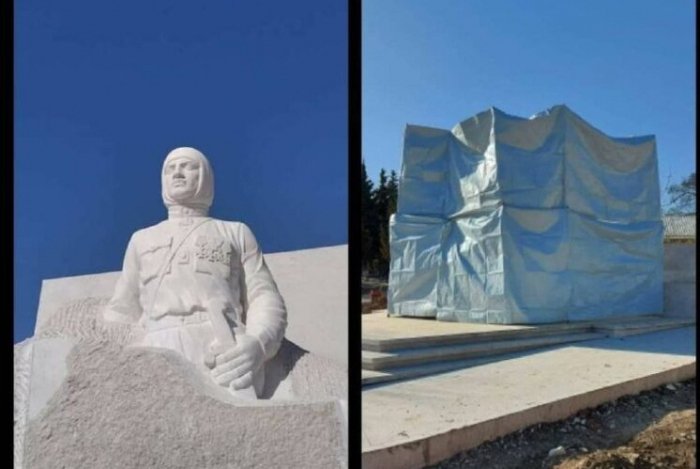    Gümrüdə    Njdenin heykəli    yoxa çıxdı   