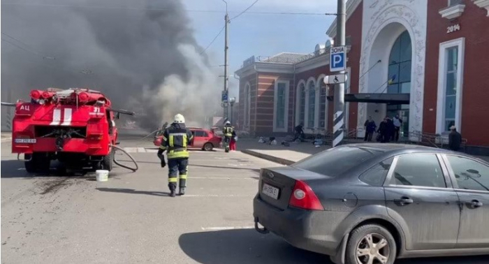   Ukrayna: "Rusiya vağzala raket atıb, 50 nəfər dinc sakin ölüb" -   YENİLƏNİB  