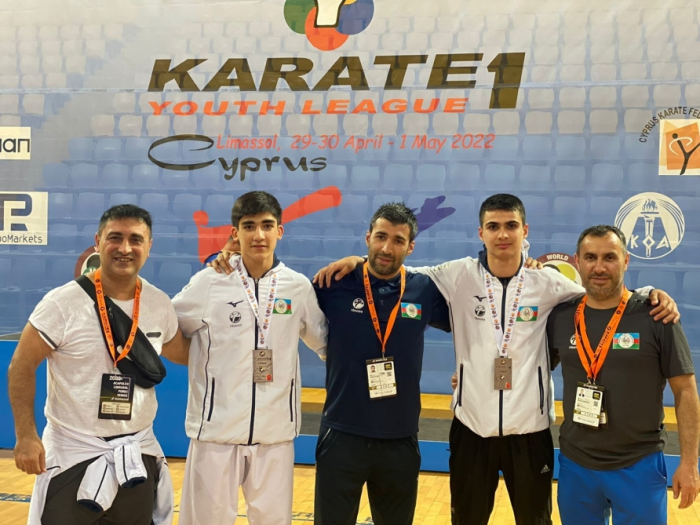 Azerbaijani fighters grab two silvers at Karate1 Youth League Limassol