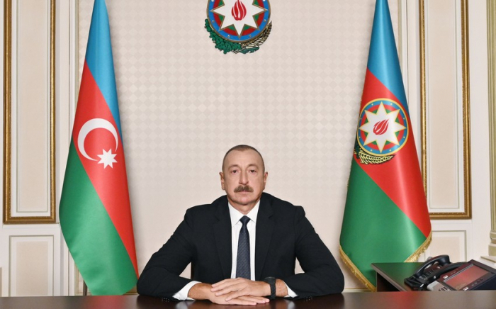 President Ilham Aliyev congratulates Israel