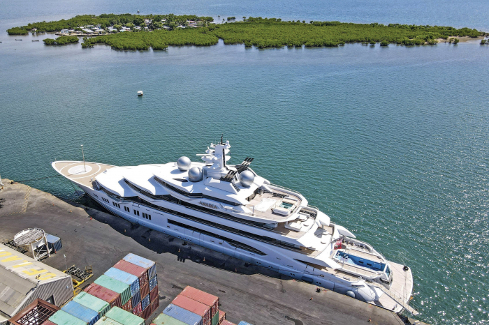 Fiji court rules United States can seize Russian superyacht