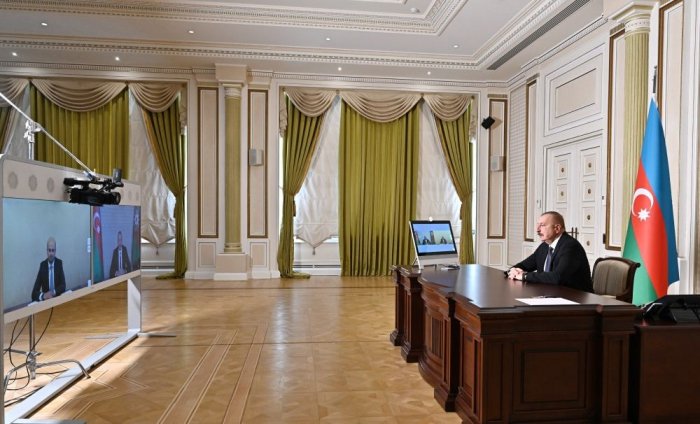  President Ilham Aliyev receives special representative in Zangilan via video conference 