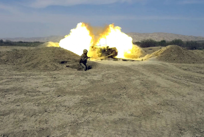  Rocket and artillery units of Azerbaijani army conduct live-fire tactical exercises -  VIDEO   