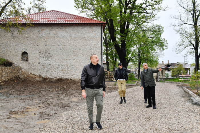 Les travaux de restauration du manoir des Mehmandarov à Choucha sont réalisés par la Fondation Heydar Aliyev