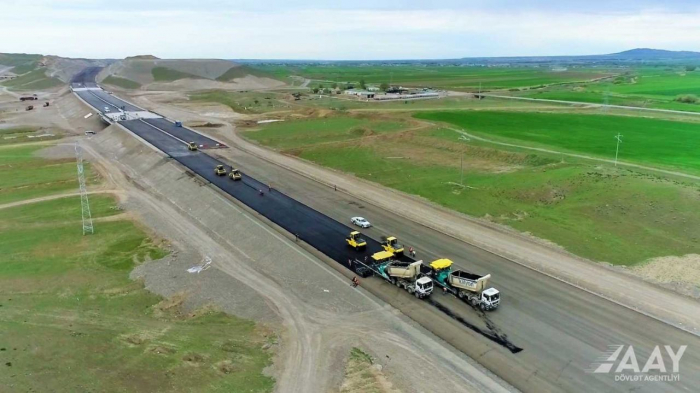   Aserbaidschan setzt den Bau der Autobahn Horadiz-Dschabrayil-Zangilan-Agbend fort  