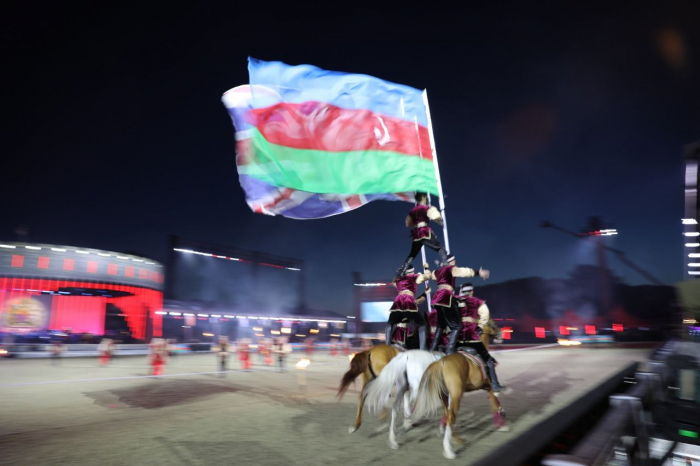 Azerbaijani representatives present grandiose performance at first day of Windsor Royal Horse Show