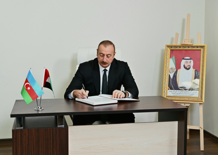   Le président Ilham Aliyev visite l