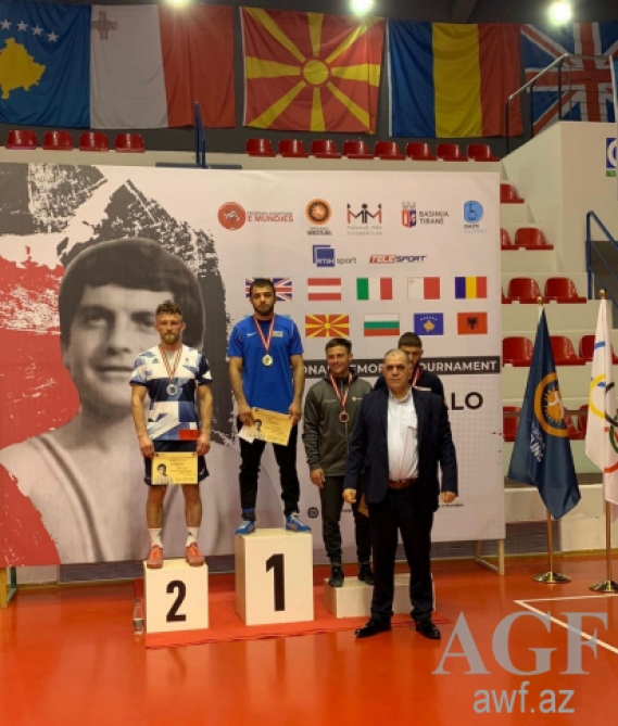 Azerbaijani freestyle wrestlers win two medals at International tournament in Albania