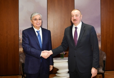 Azerbaijani and Kazakh Presidents hold telephone conversation  