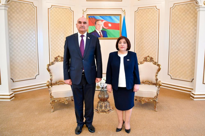  Chair of Azerbaijani parliament meets her Tajik counterpart   