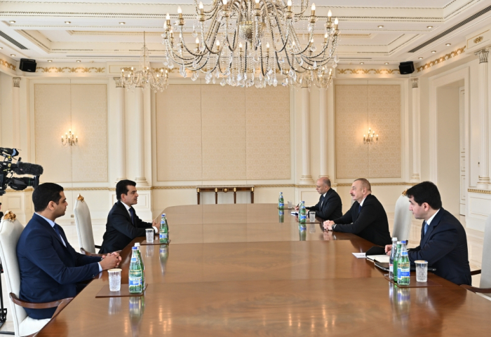  President Ilham Aliyev receives ICESCO Director General 