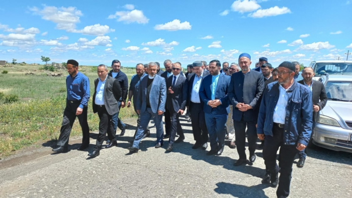 Muslim religious figures from Georgia visit liberated Aghdam district