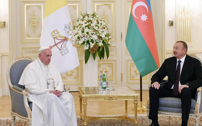   Presidente Ilham Aliyev felicita al papa Francisco por 30 aniversario de relaciones diplomáticas con el Vaticano  